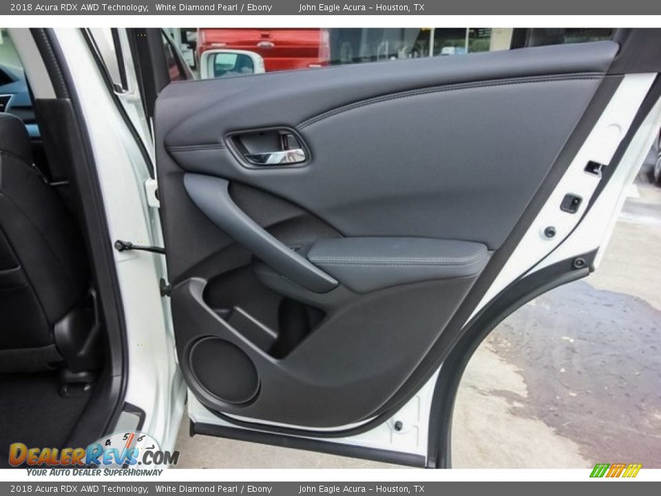 2018 Acura RDX AWD Technology White Diamond Pearl / Ebony Photo #25