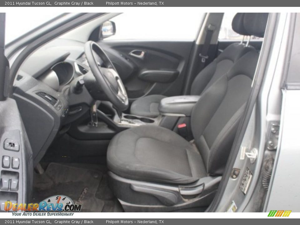 2011 Hyundai Tucson GL Graphite Gray / Black Photo #15