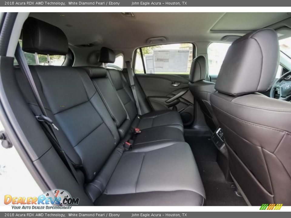2018 Acura RDX AWD Technology White Diamond Pearl / Ebony Photo #26