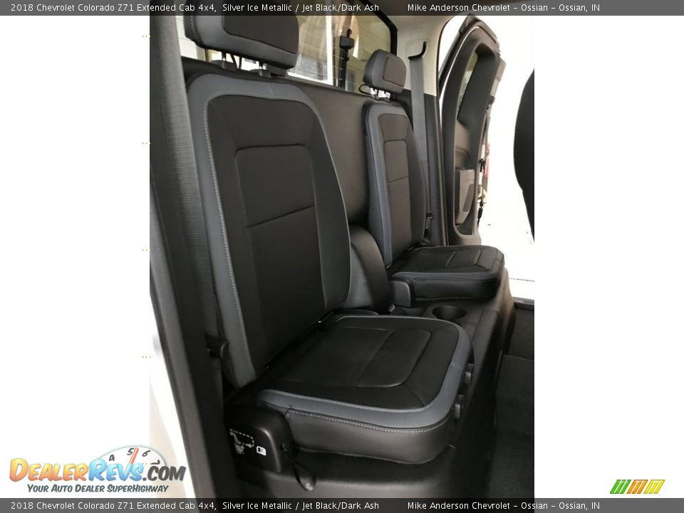 2018 Chevrolet Colorado Z71 Extended Cab 4x4 Silver Ice Metallic / Jet Black/Dark Ash Photo #10