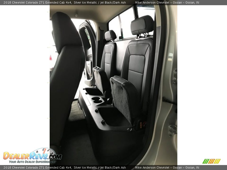 2018 Chevrolet Colorado Z71 Extended Cab 4x4 Silver Ice Metallic / Jet Black/Dark Ash Photo #11