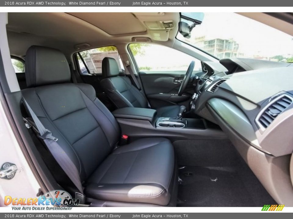 2018 Acura RDX AWD Technology White Diamond Pearl / Ebony Photo #28