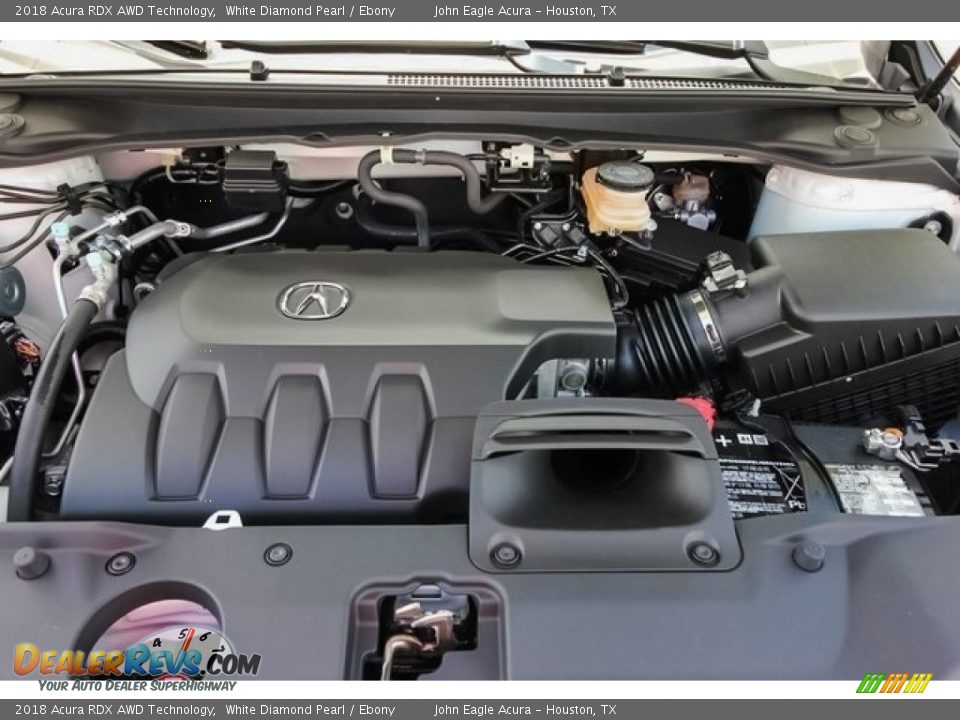 2018 Acura RDX AWD Technology White Diamond Pearl / Ebony Photo #29