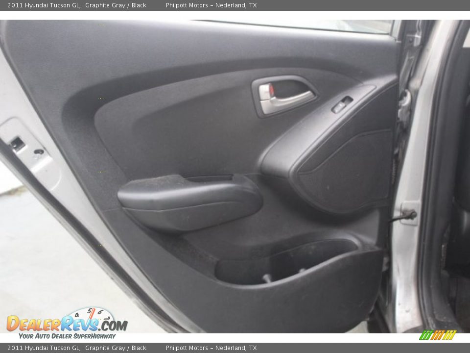 2011 Hyundai Tucson GL Graphite Gray / Black Photo #21