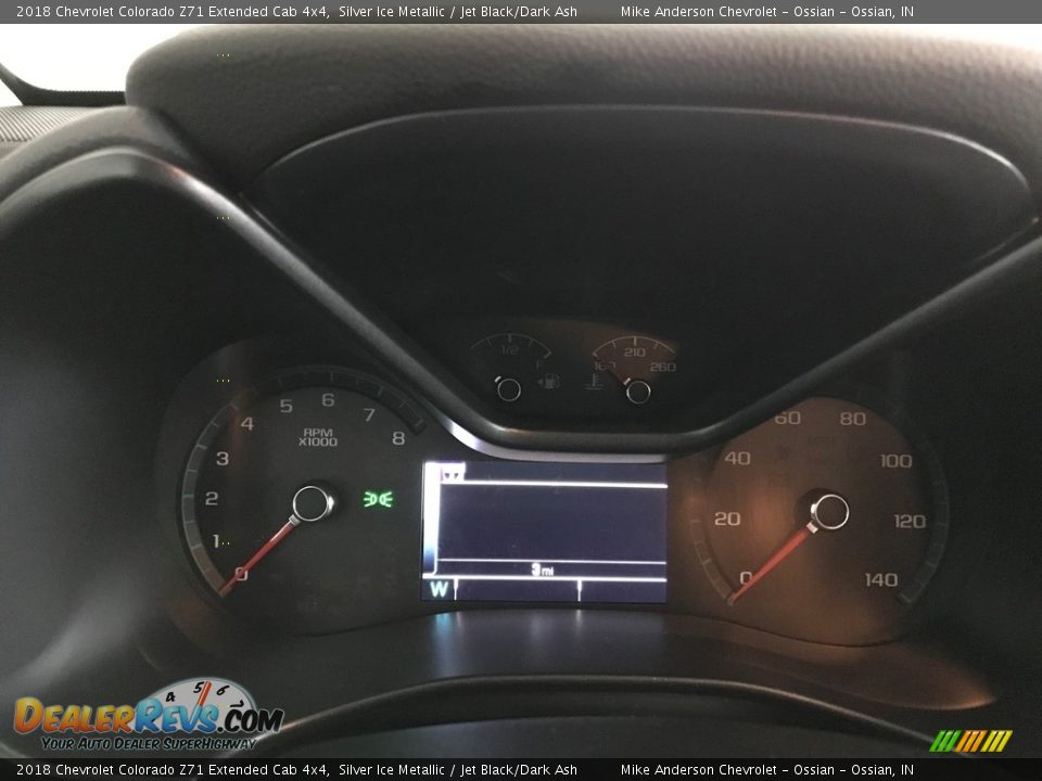 2018 Chevrolet Colorado Z71 Extended Cab 4x4 Silver Ice Metallic / Jet Black/Dark Ash Photo #17