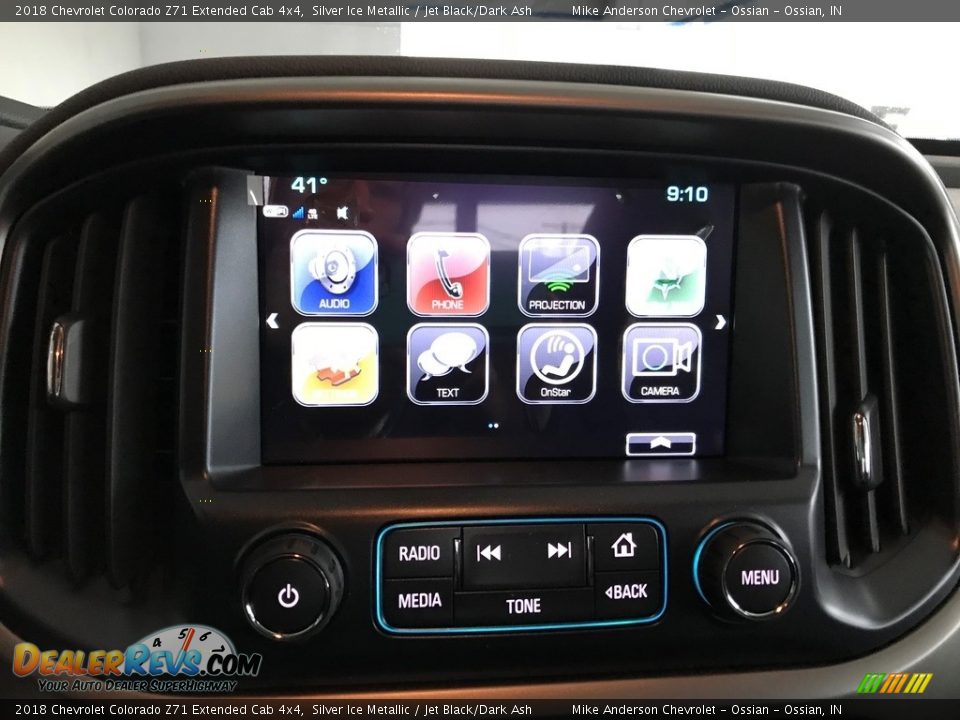 2018 Chevrolet Colorado Z71 Extended Cab 4x4 Silver Ice Metallic / Jet Black/Dark Ash Photo #18
