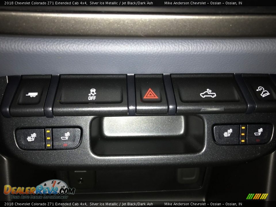 2018 Chevrolet Colorado Z71 Extended Cab 4x4 Silver Ice Metallic / Jet Black/Dark Ash Photo #19