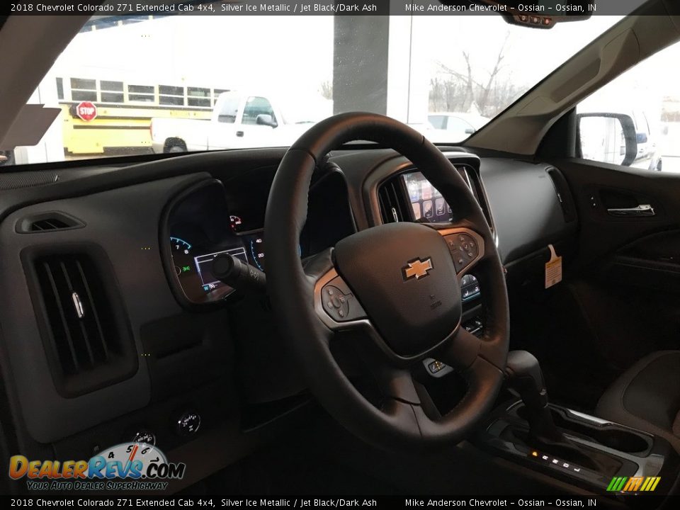 2018 Chevrolet Colorado Z71 Extended Cab 4x4 Silver Ice Metallic / Jet Black/Dark Ash Photo #21