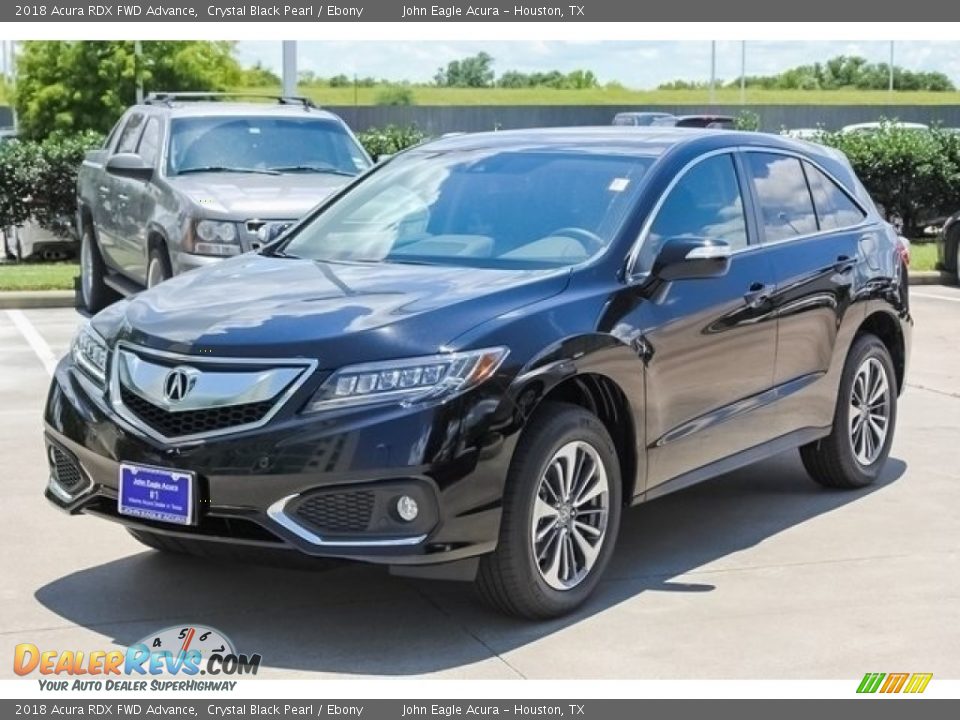 2018 Acura RDX FWD Advance Crystal Black Pearl / Ebony Photo #3