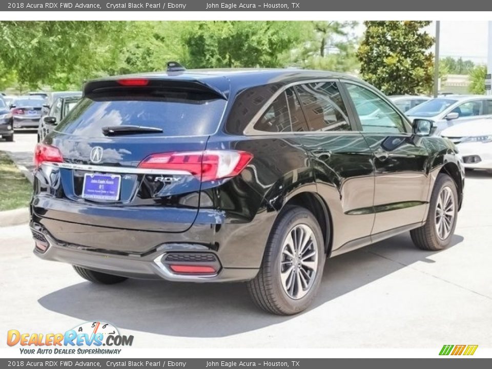 2018 Acura RDX FWD Advance Crystal Black Pearl / Ebony Photo #7