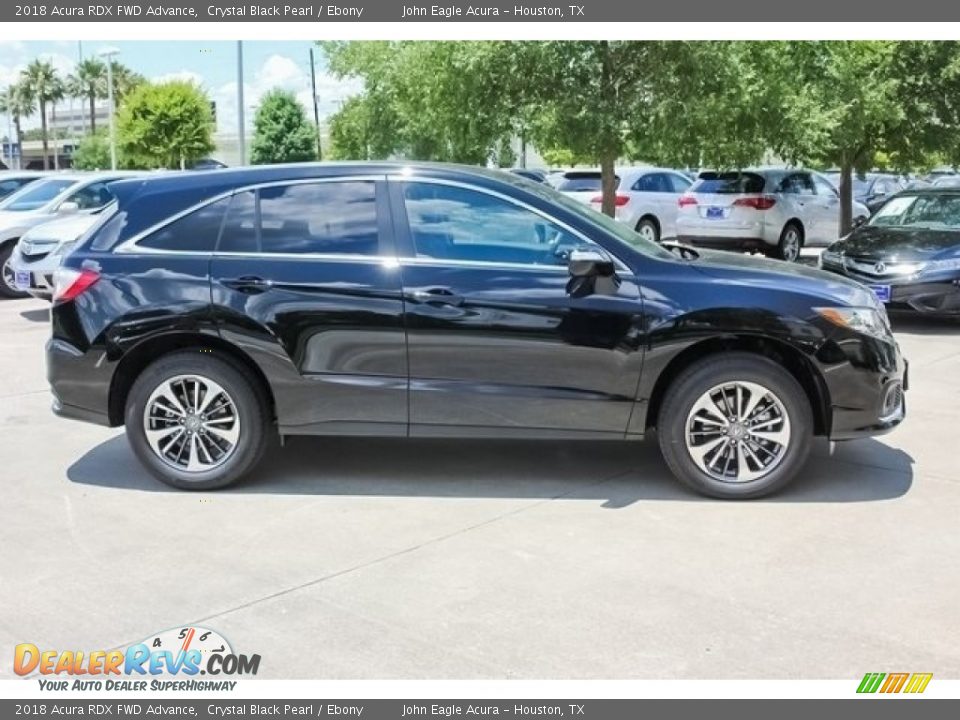 2018 Acura RDX FWD Advance Crystal Black Pearl / Ebony Photo #8