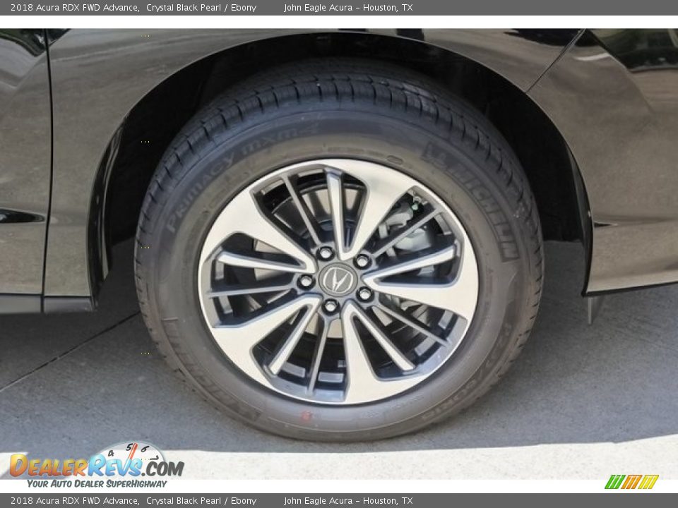2018 Acura RDX FWD Advance Crystal Black Pearl / Ebony Photo #10