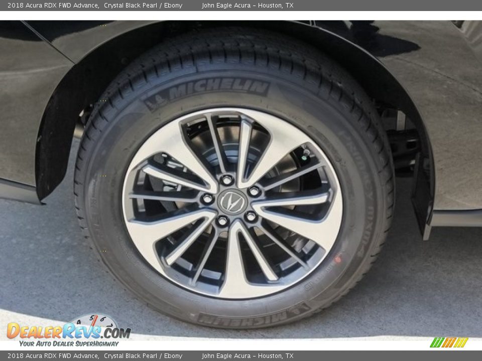 2018 Acura RDX FWD Advance Crystal Black Pearl / Ebony Photo #11