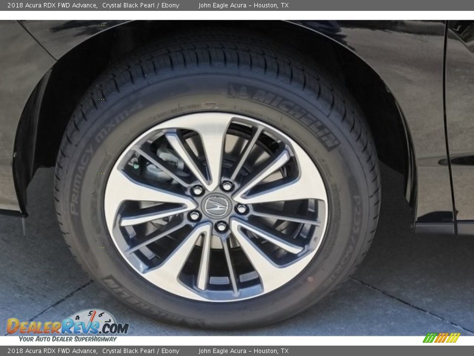 2018 Acura RDX FWD Advance Crystal Black Pearl / Ebony Photo #13
