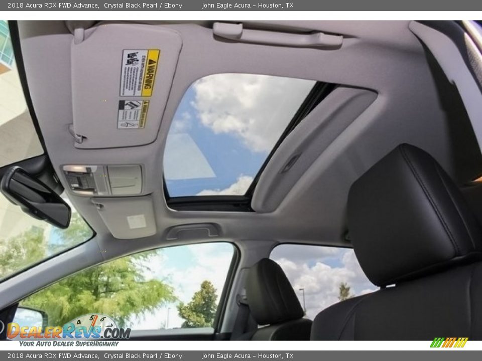 2018 Acura RDX FWD Advance Crystal Black Pearl / Ebony Photo #16