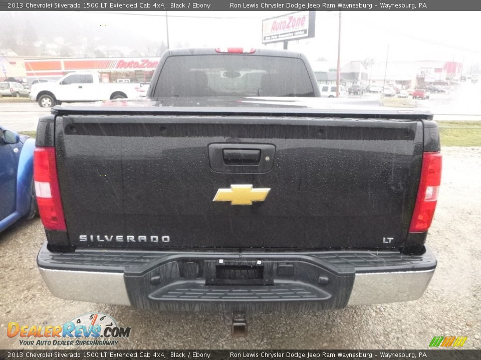 2013 Chevrolet Silverado 1500 LT Extended Cab 4x4 Black / Ebony Photo #3