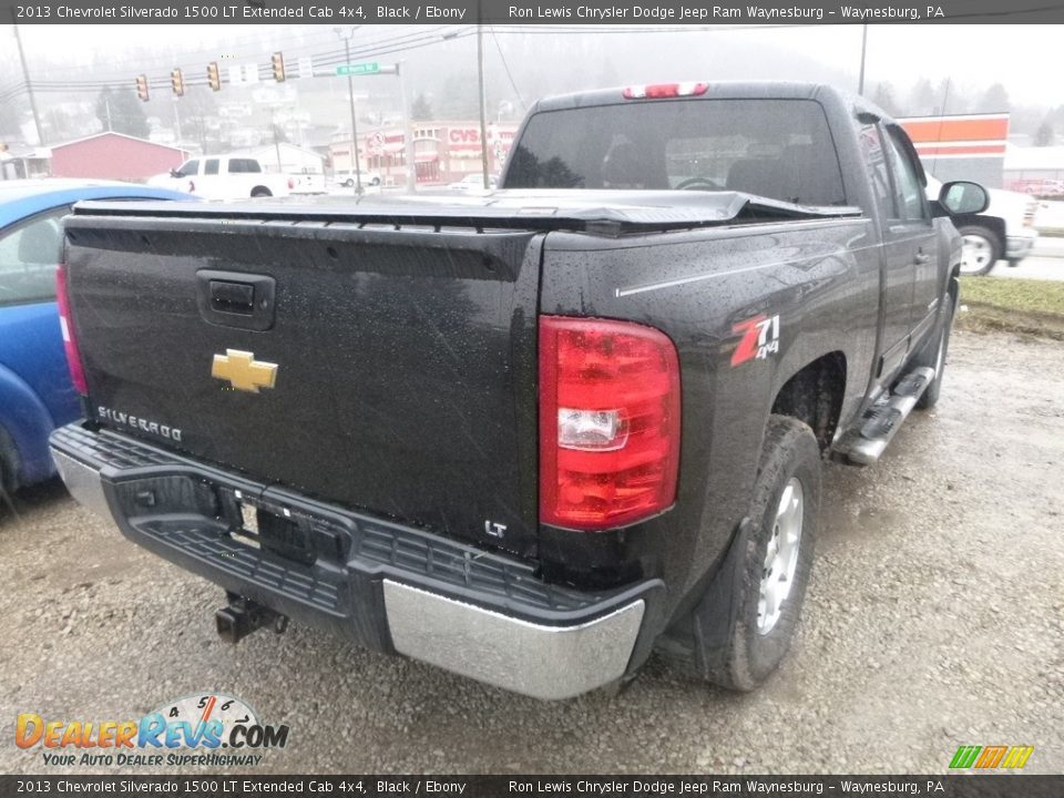 2013 Chevrolet Silverado 1500 LT Extended Cab 4x4 Black / Ebony Photo #4