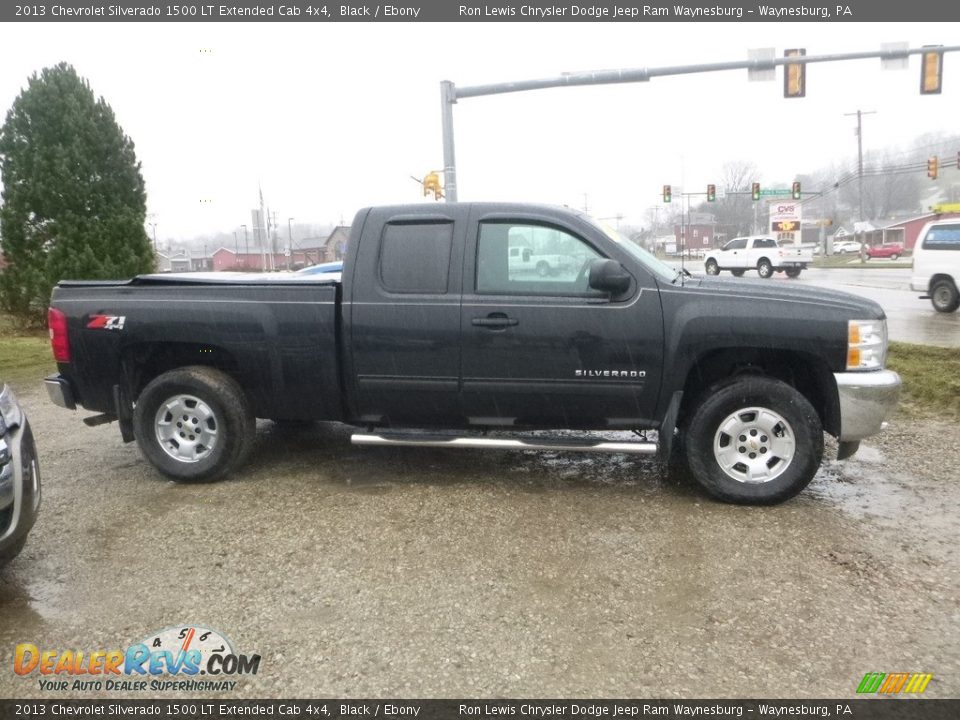 2013 Chevrolet Silverado 1500 LT Extended Cab 4x4 Black / Ebony Photo #5