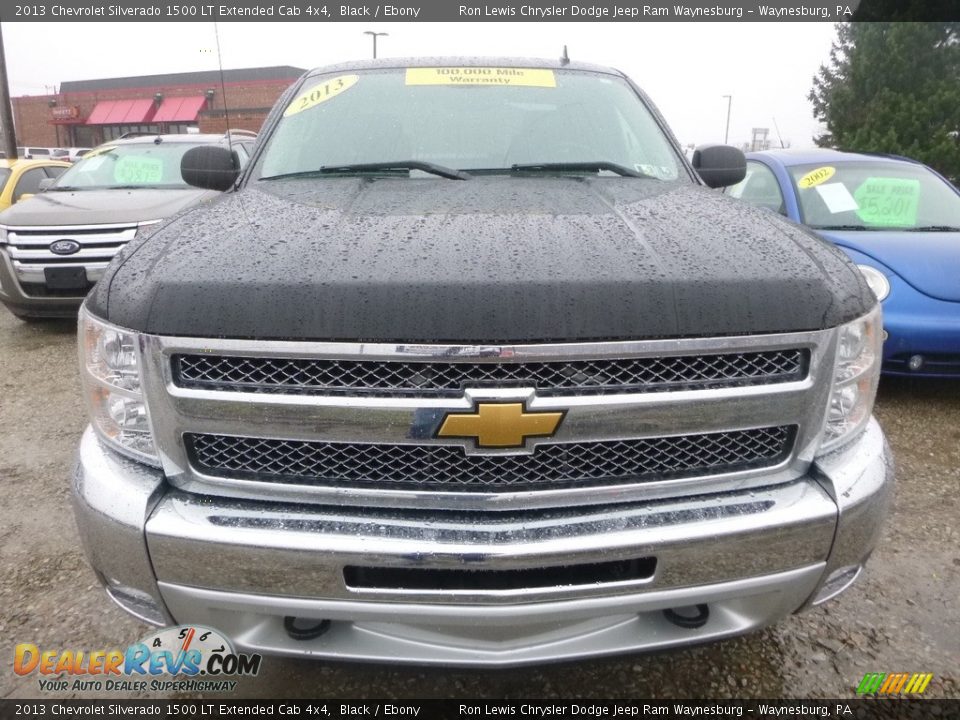 2013 Chevrolet Silverado 1500 LT Extended Cab 4x4 Black / Ebony Photo #7