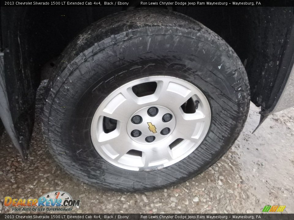 2013 Chevrolet Silverado 1500 LT Extended Cab 4x4 Black / Ebony Photo #8