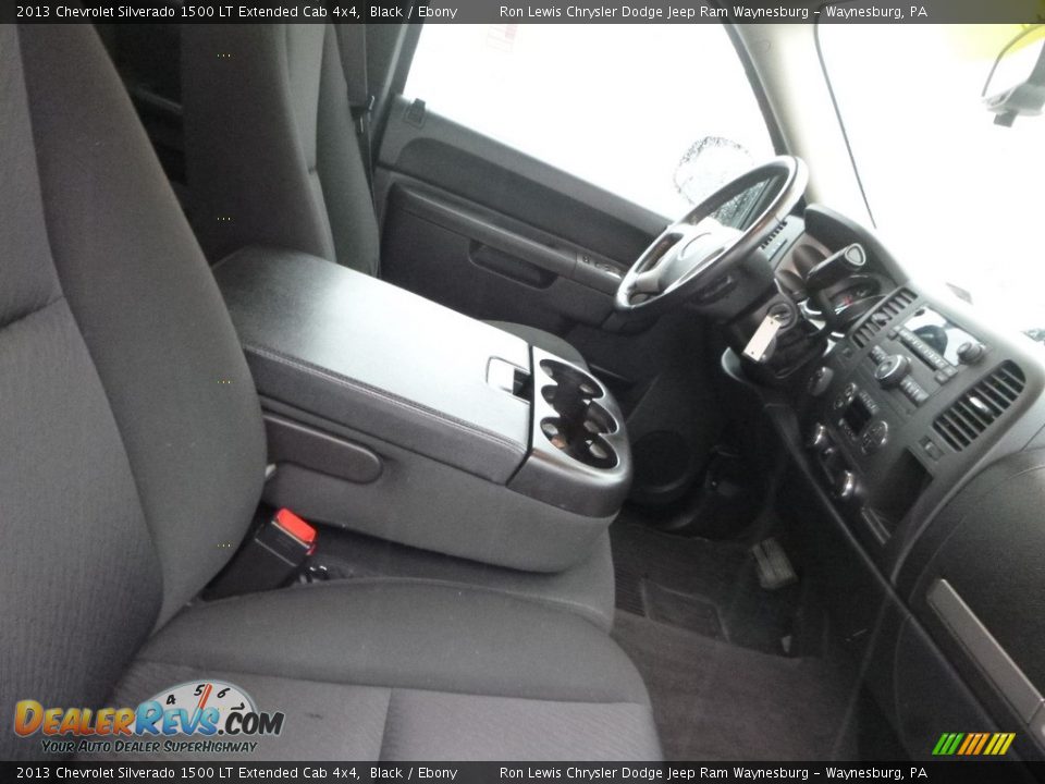 2013 Chevrolet Silverado 1500 LT Extended Cab 4x4 Black / Ebony Photo #9