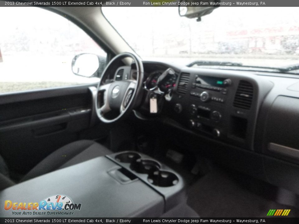 2013 Chevrolet Silverado 1500 LT Extended Cab 4x4 Black / Ebony Photo #11