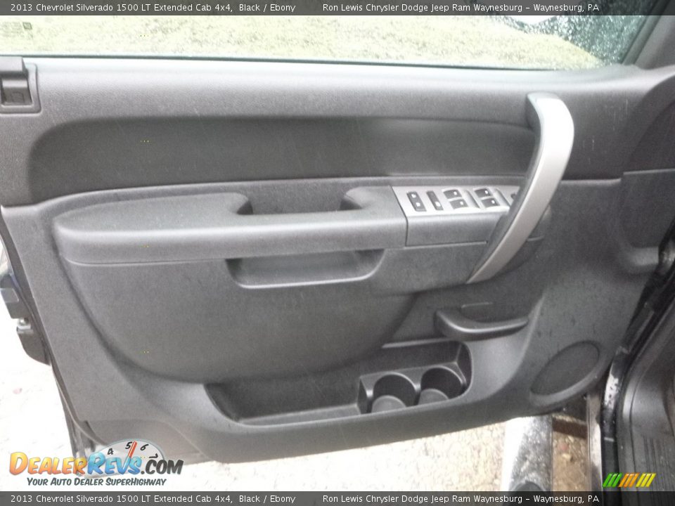 2013 Chevrolet Silverado 1500 LT Extended Cab 4x4 Black / Ebony Photo #12