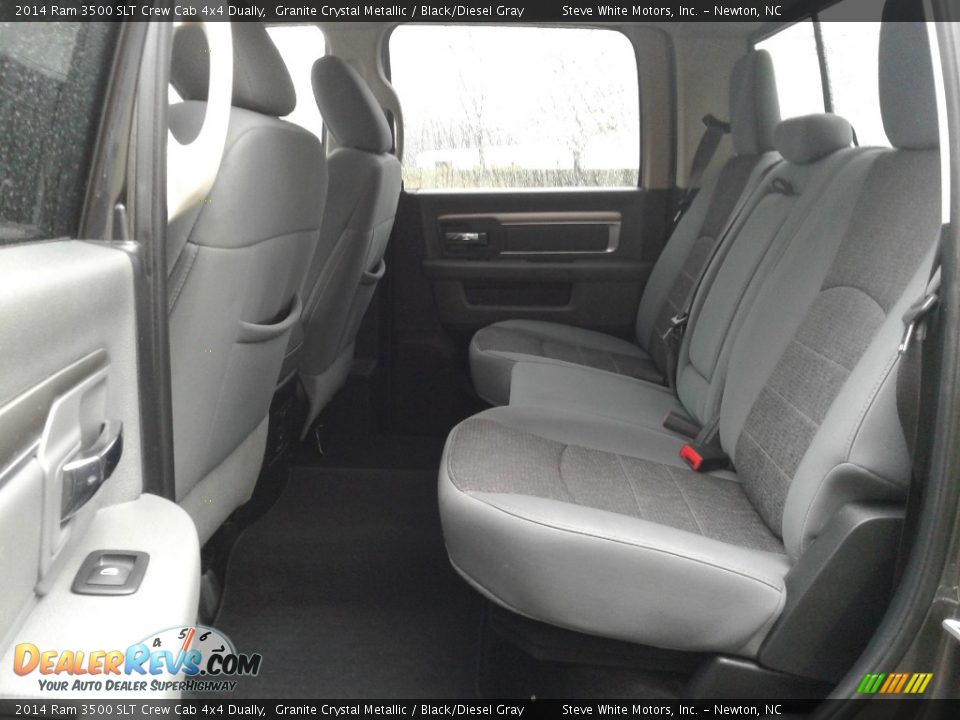 2014 Ram 3500 SLT Crew Cab 4x4 Dually Granite Crystal Metallic / Black/Diesel Gray Photo #11