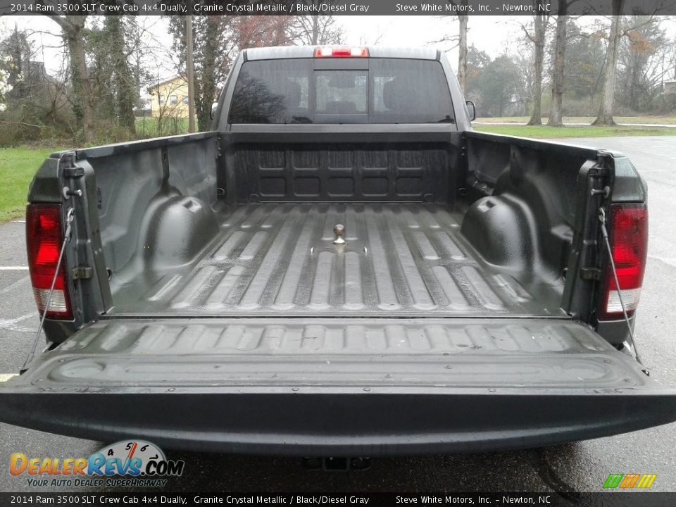 2014 Ram 3500 SLT Crew Cab 4x4 Dually Granite Crystal Metallic / Black/Diesel Gray Photo #12