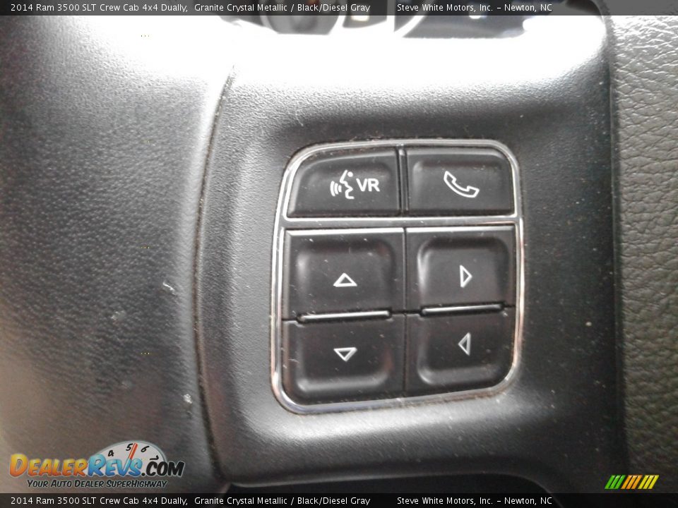 2014 Ram 3500 SLT Crew Cab 4x4 Dually Granite Crystal Metallic / Black/Diesel Gray Photo #16