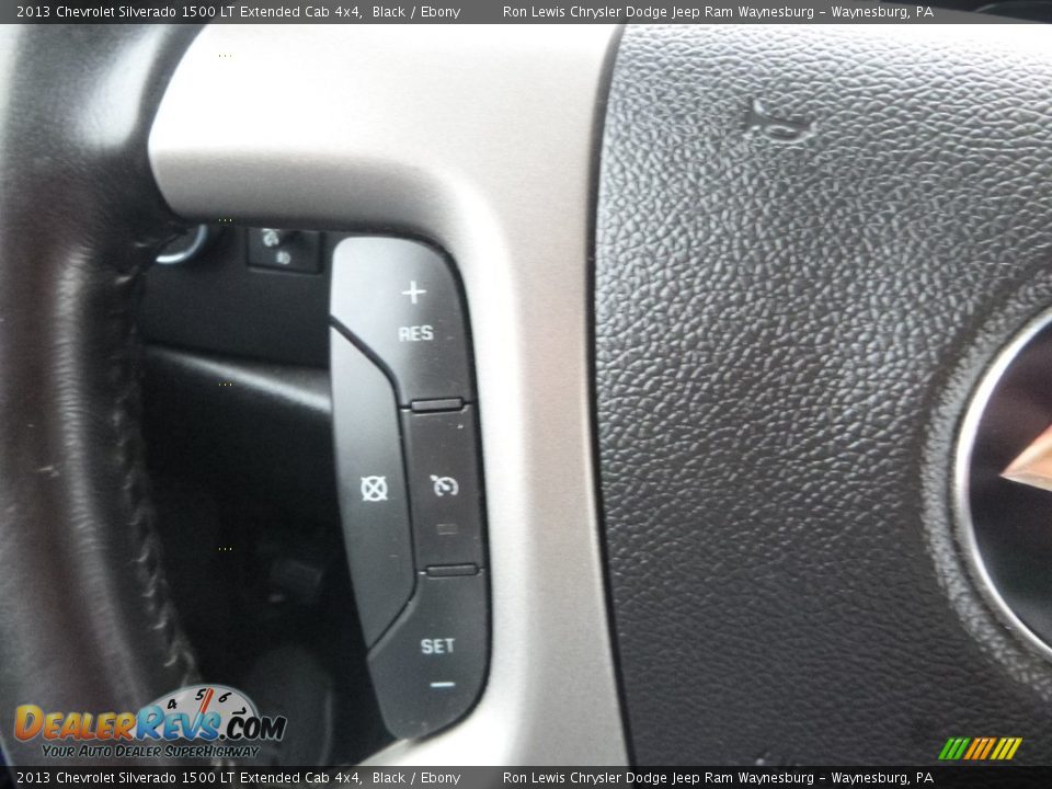 2013 Chevrolet Silverado 1500 LT Extended Cab 4x4 Black / Ebony Photo #19
