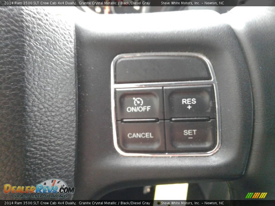 2014 Ram 3500 SLT Crew Cab 4x4 Dually Granite Crystal Metallic / Black/Diesel Gray Photo #17