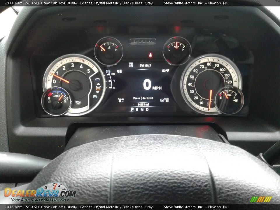 2014 Ram 3500 SLT Crew Cab 4x4 Dually Granite Crystal Metallic / Black/Diesel Gray Photo #18