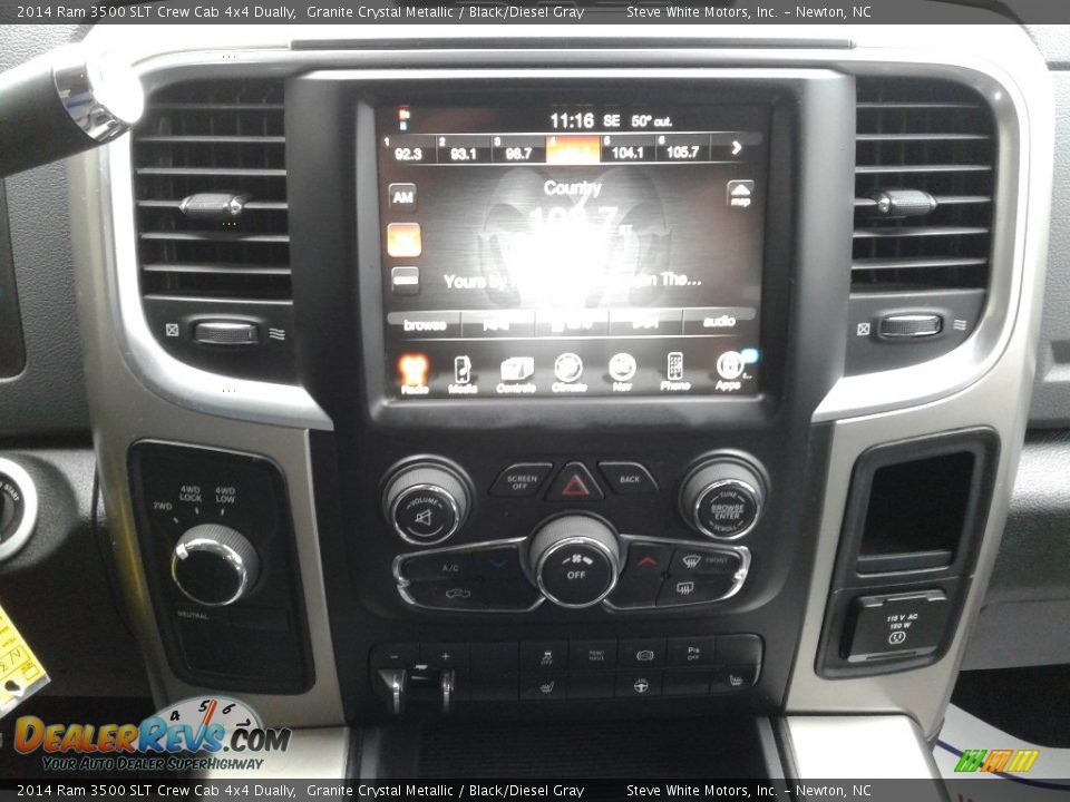 2014 Ram 3500 SLT Crew Cab 4x4 Dually Granite Crystal Metallic / Black/Diesel Gray Photo #19