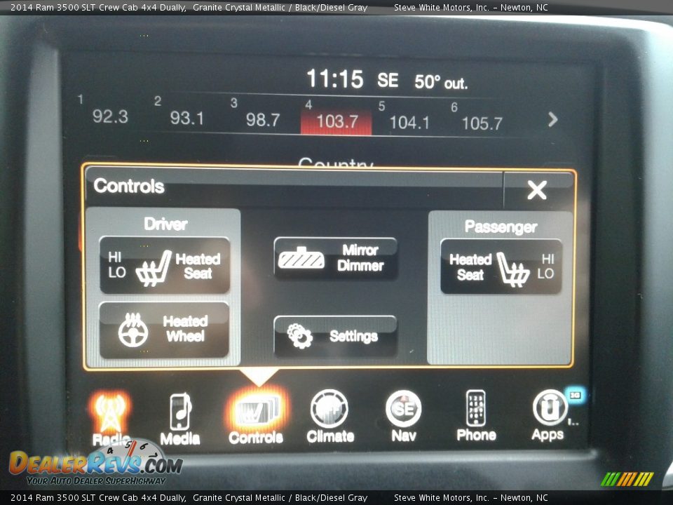 2014 Ram 3500 SLT Crew Cab 4x4 Dually Granite Crystal Metallic / Black/Diesel Gray Photo #21