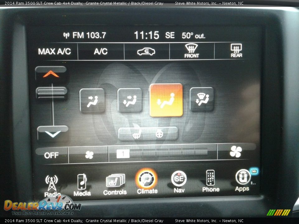 2014 Ram 3500 SLT Crew Cab 4x4 Dually Granite Crystal Metallic / Black/Diesel Gray Photo #22