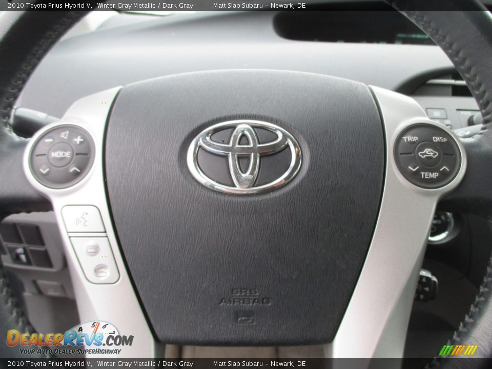 2010 Toyota Prius Hybrid V Winter Gray Metallic / Dark Gray Photo #11