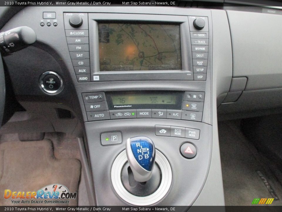 2010 Toyota Prius Hybrid V Winter Gray Metallic / Dark Gray Photo #26