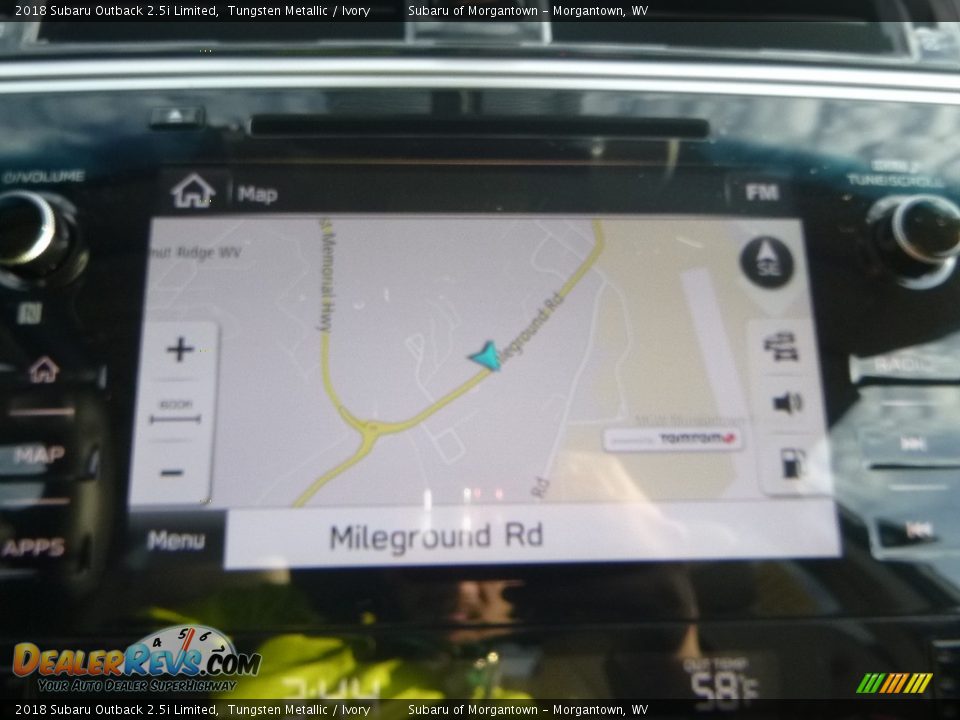 2018 Subaru Outback 2.5i Limited Tungsten Metallic / Ivory Photo #17