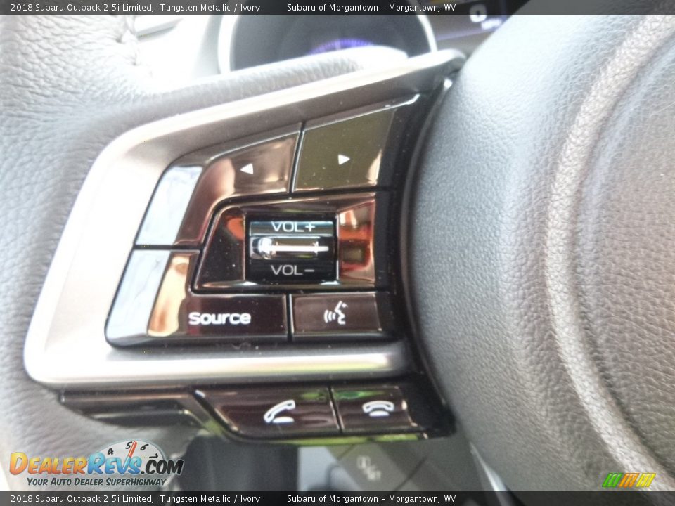 2018 Subaru Outback 2.5i Limited Tungsten Metallic / Ivory Photo #20