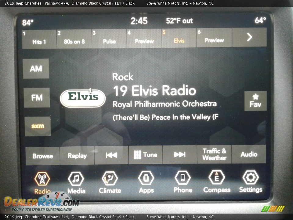 2019 Jeep Cherokee Trailhawk 4x4 Diamond Black Crystal Pearl / Black Photo #20