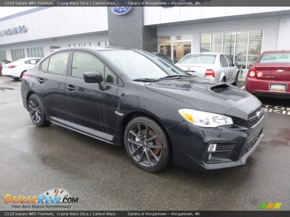 2018 Subaru WRX Premium Crystal Black Silica / Carbon Black Photo #1
