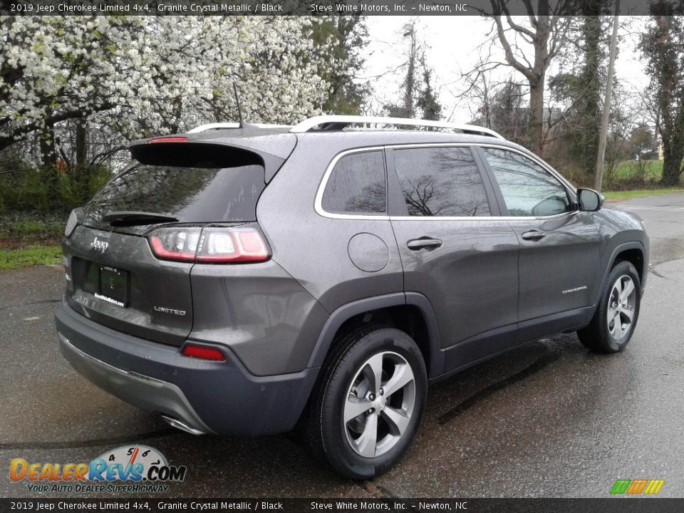 2019 Jeep Cherokee Limited 4x4 Granite Crystal Metallic / Black Photo #6