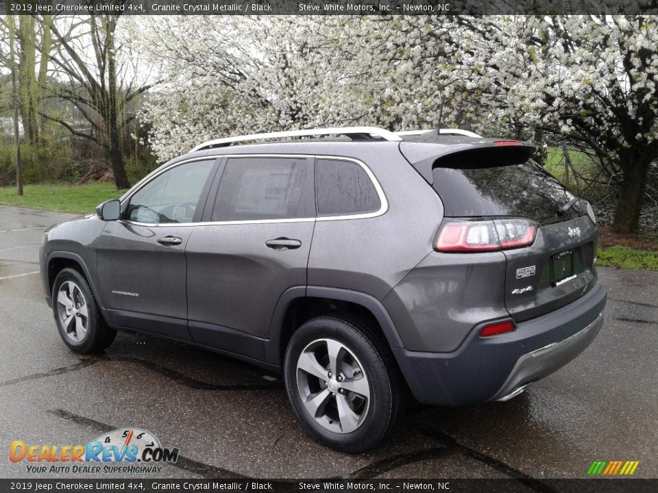 2019 Jeep Cherokee Limited 4x4 Granite Crystal Metallic / Black Photo #8