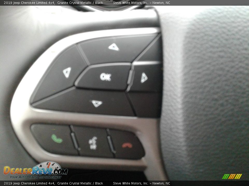 2019 Jeep Cherokee Limited 4x4 Granite Crystal Metallic / Black Photo #17