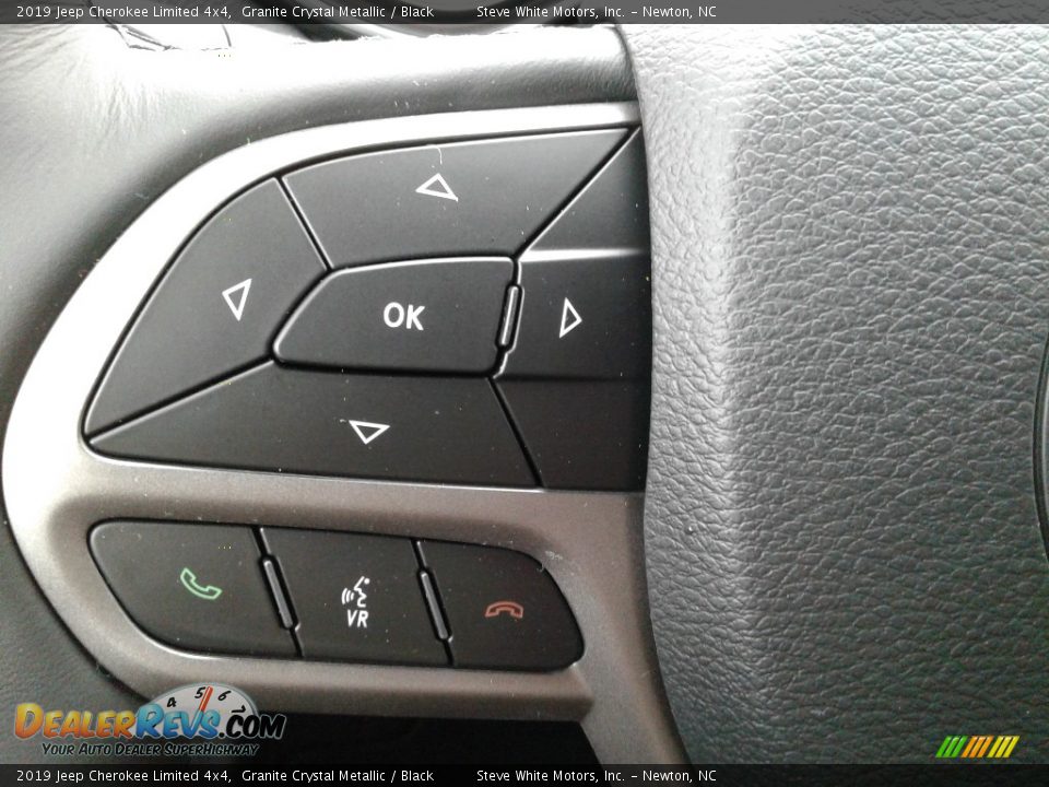 2019 Jeep Cherokee Limited 4x4 Granite Crystal Metallic / Black Photo #18