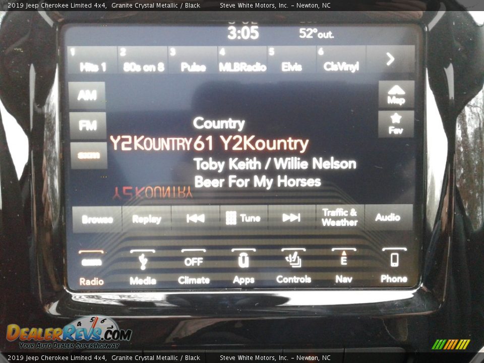 2019 Jeep Cherokee Limited 4x4 Granite Crystal Metallic / Black Photo #22