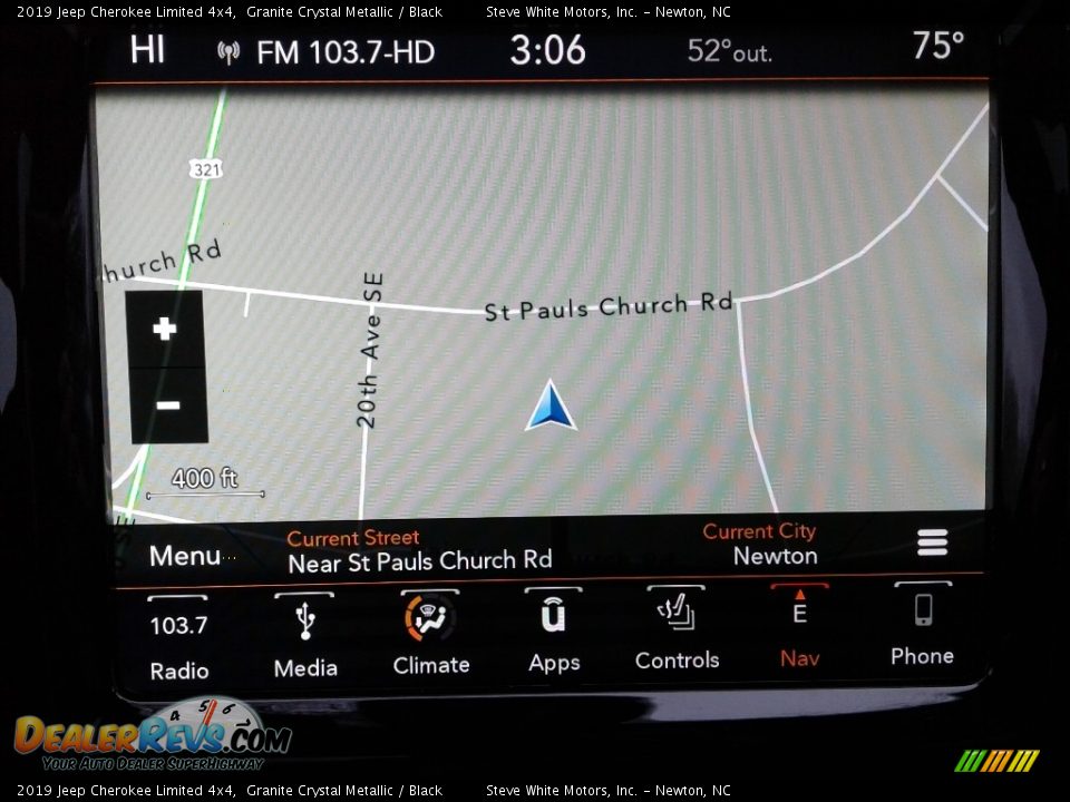 2019 Jeep Cherokee Limited 4x4 Granite Crystal Metallic / Black Photo #25