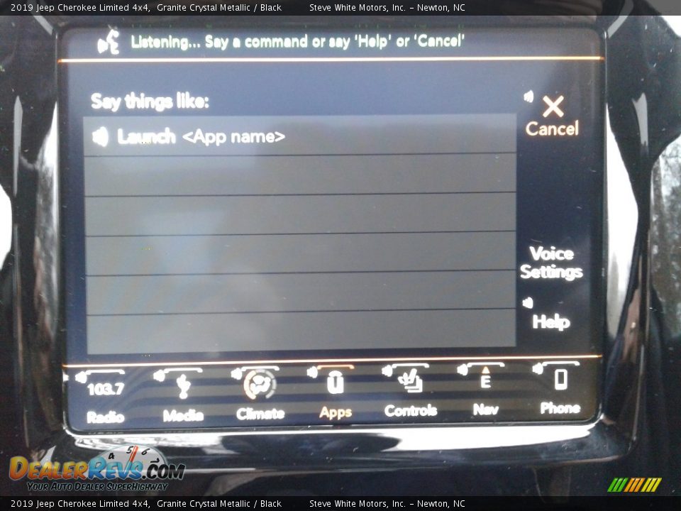 2019 Jeep Cherokee Limited 4x4 Granite Crystal Metallic / Black Photo #27