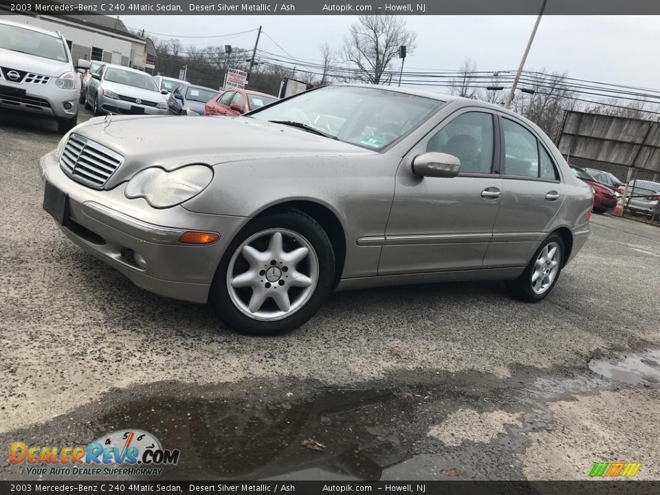 2003 Mercedes-Benz C 240 4Matic Sedan Desert Silver Metallic / Ash Photo #2